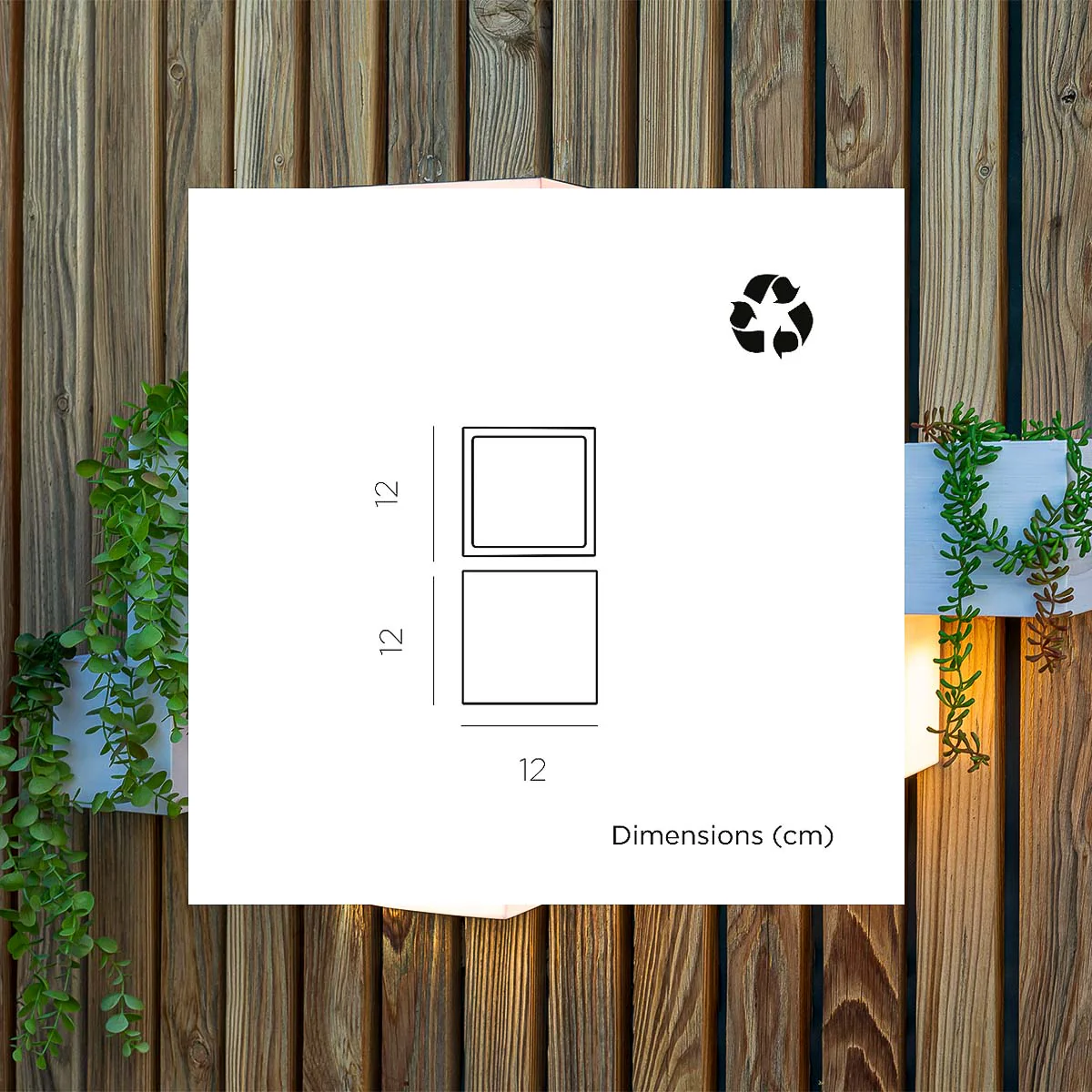 Aplique de pared con carga Solar WALLY - Image 7