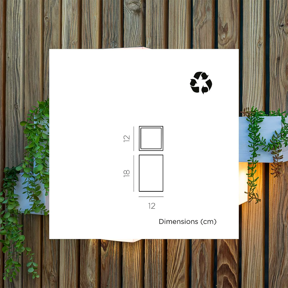 Aplique de pared con carga Solar WALLY - Image 9