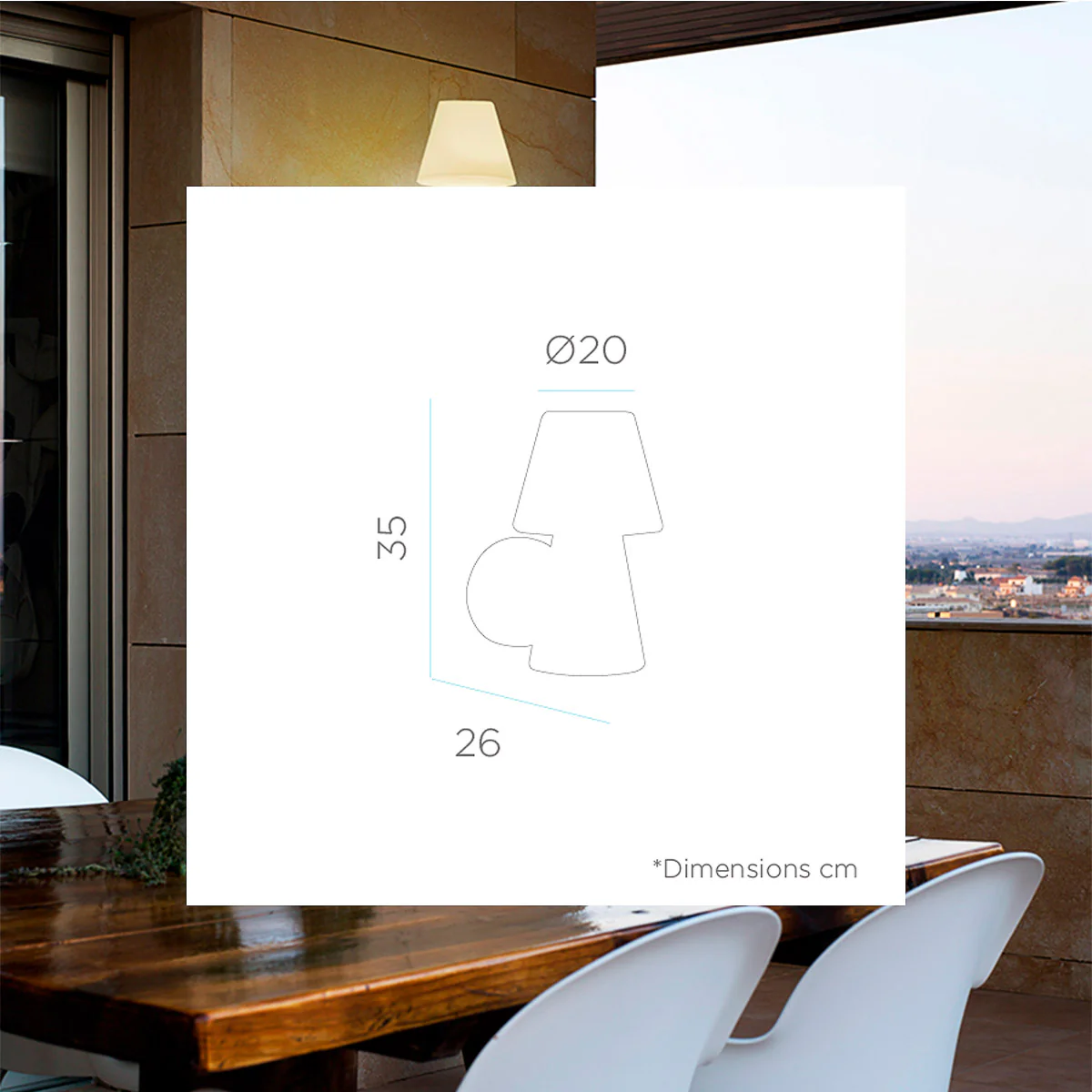 APLIQUE DE PARED LOLA 35 WALL - Image 4