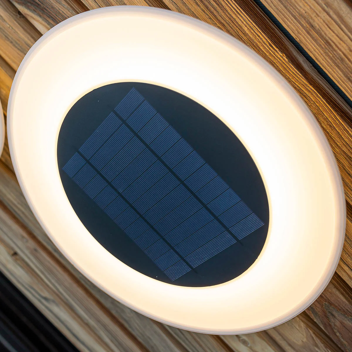 Aplique de pared redondo con carga Solar WALLY DISK - Image 3