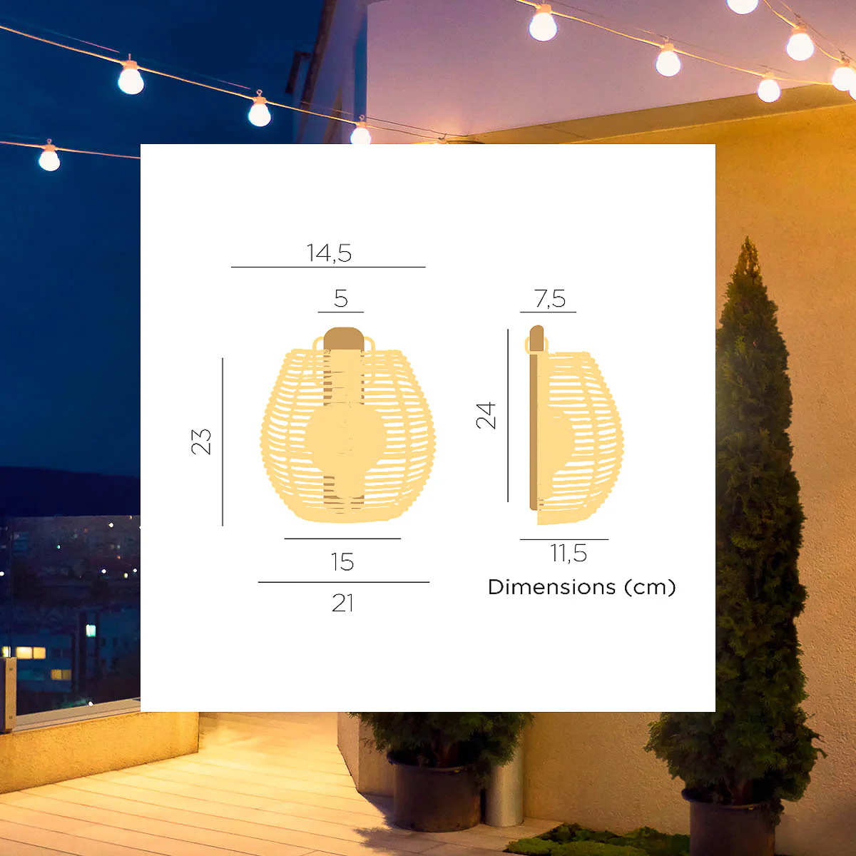 Aplique de pared sin cables BOSSA WALL - Image 4