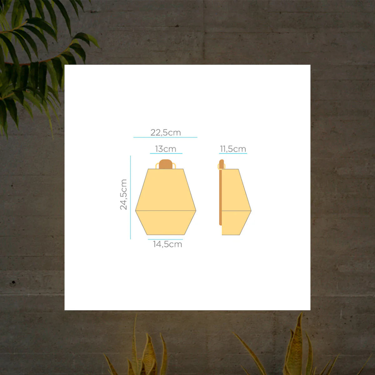 Aplique de pared sin cables SISINE 25 - Image 6