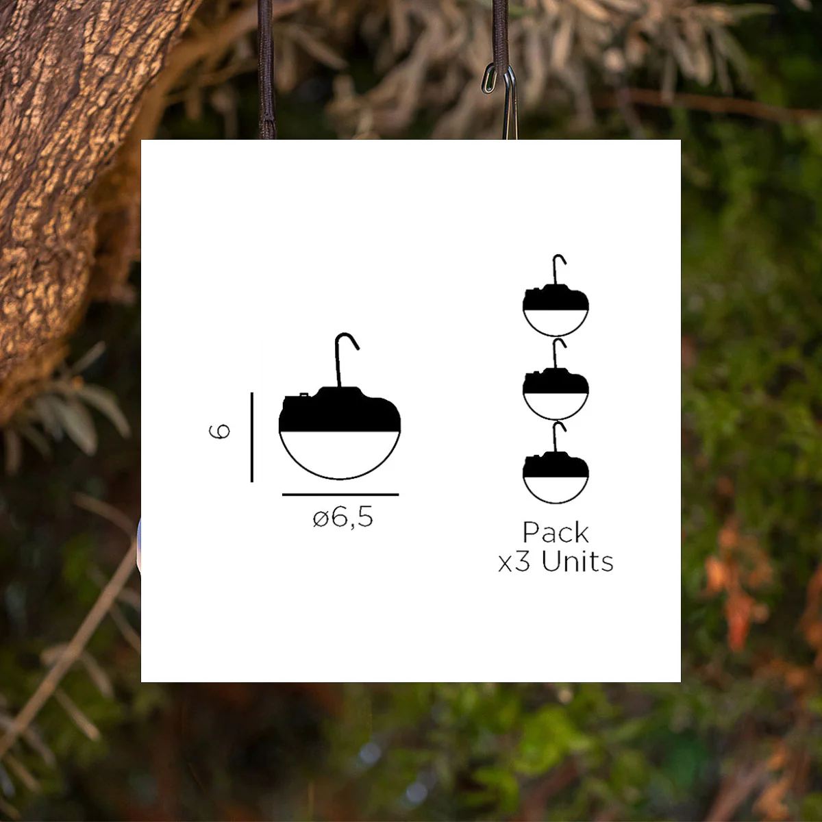 Bombilla portátil recargable CHERRY MINI (Pack 3 bombillas) - Image 10