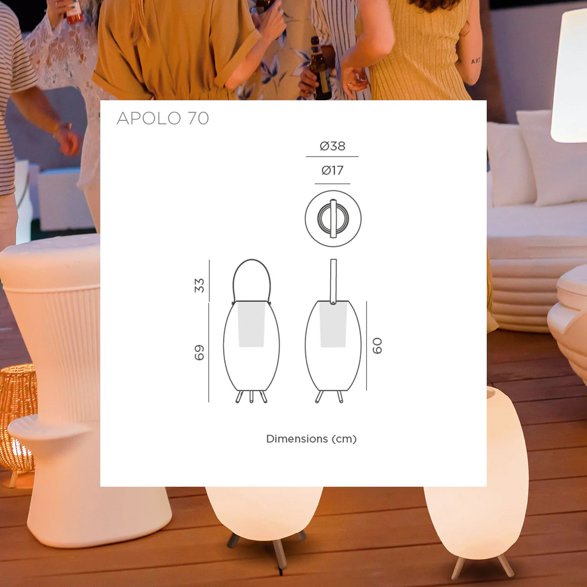 Botellero iluminado con altavoz Apolo - Image 6