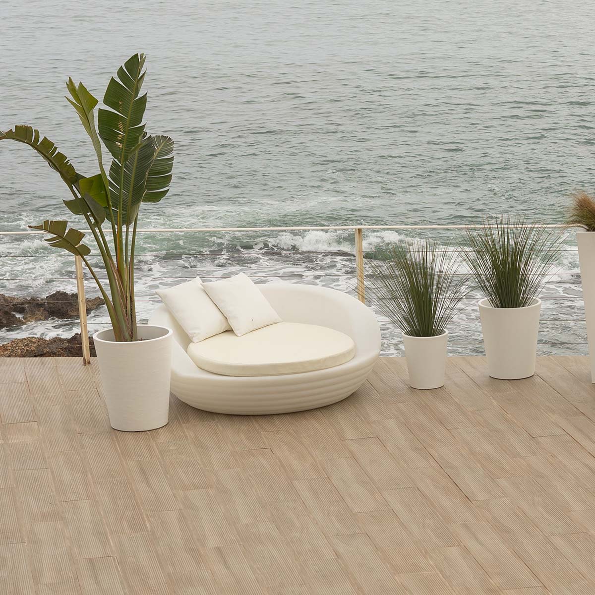 Macetero redondo GERBERA 45 - Image 4