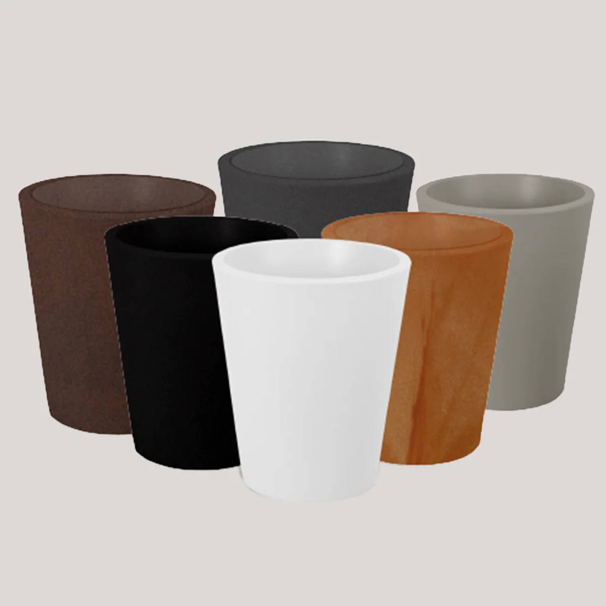 Macetero con acabado rústico GERBERA 50 - Image 14