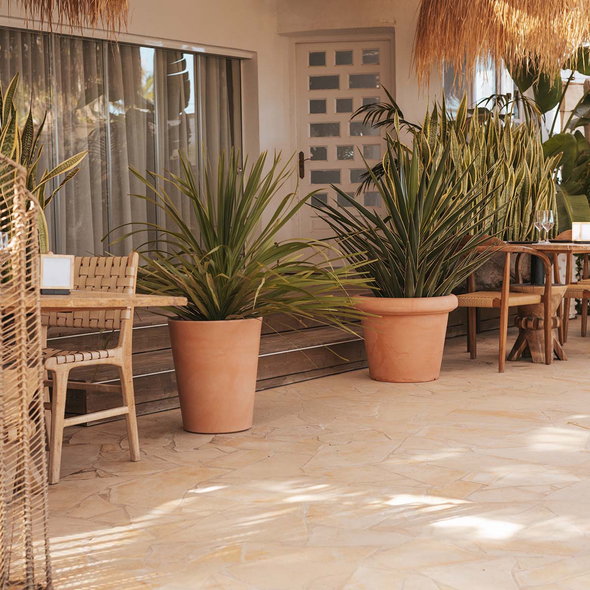 Macetero con acabado rústico GERBERA 50 - Image 9