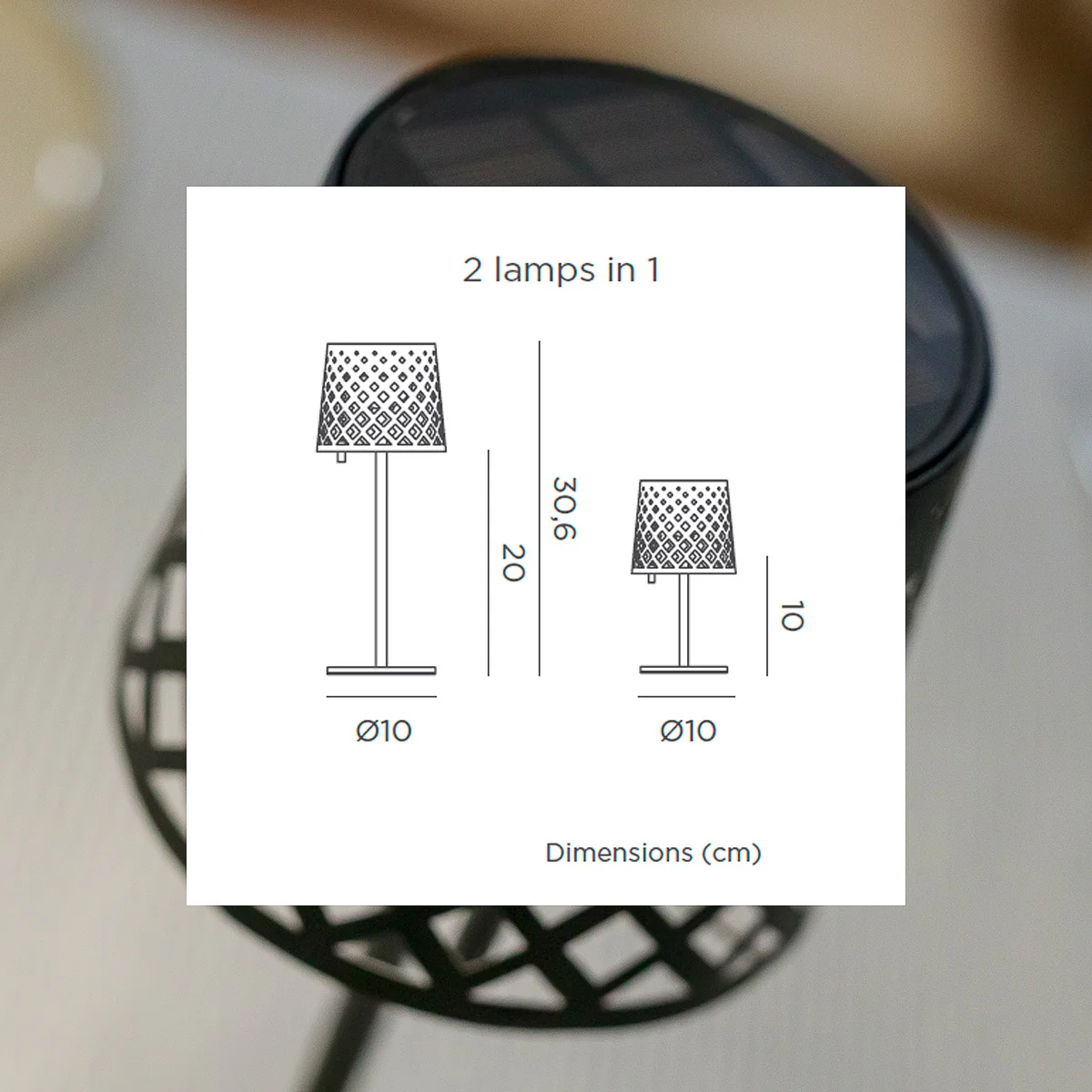 LÁMPARA DE MESA GRETITA TABLE SOLAR - Image 8