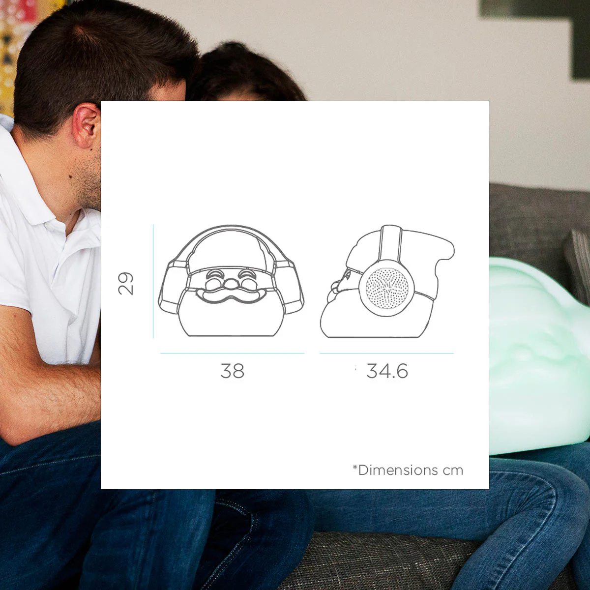 LÁMPARA DE NAVIDAD CON ALTAVOZ KLAUS - Image 6