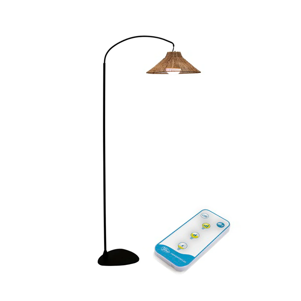 Lámpara de pie de arco sin cables NIZA 165 - Image 7