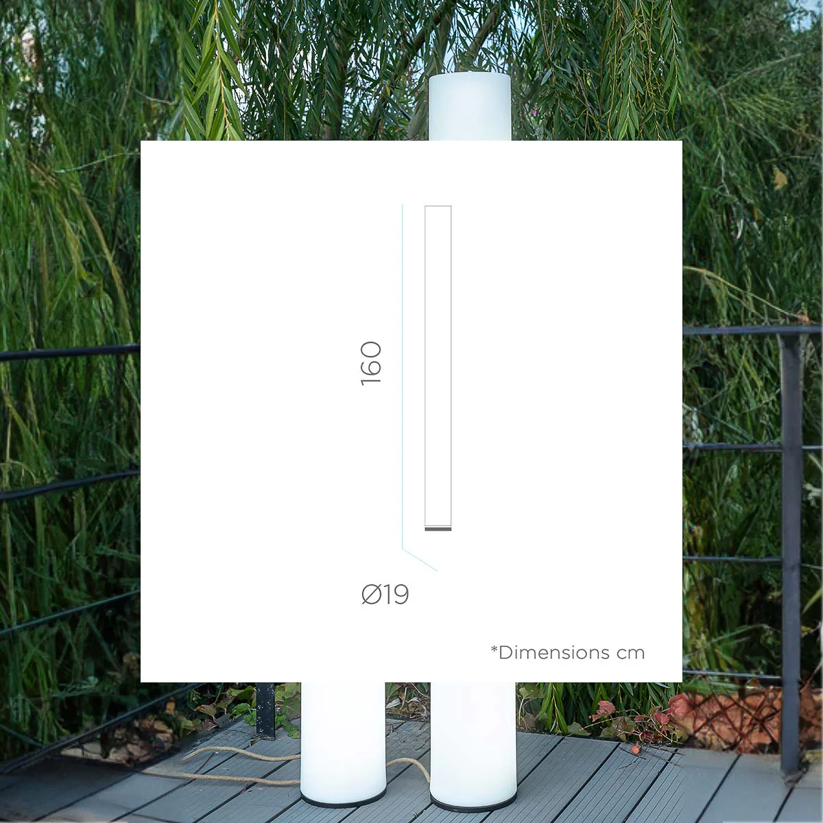 LÁMPARA DE PIE CILÍNDRICA FITY 160 - Image 7