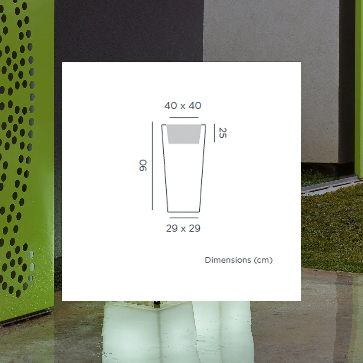 Macetero alto MELISA 40 - Image 16