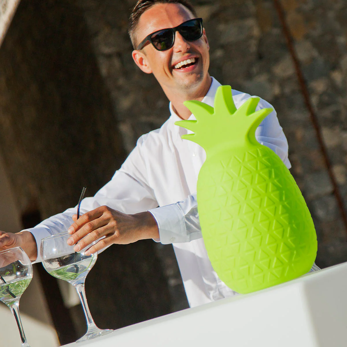 LÁMPARA CON FORMA DE PIÑA SAMBA VERDE LIMA - Image 5